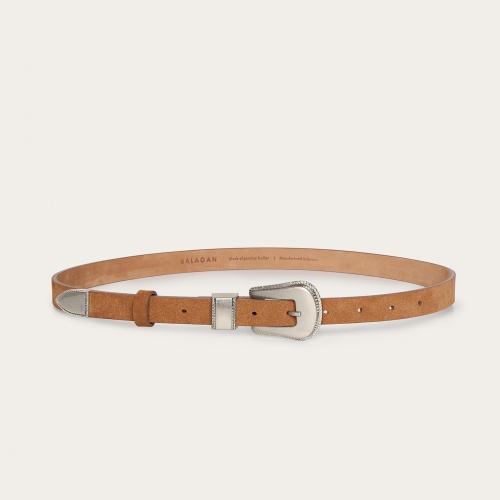 Maarav belt, sand velvet #1087